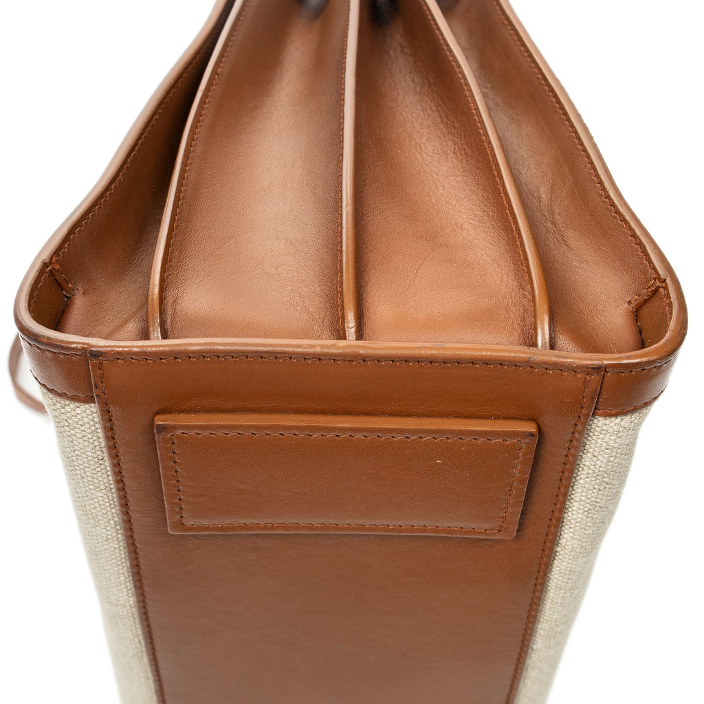 Shoulder Bag Large Sac de Jour Beige Canvas