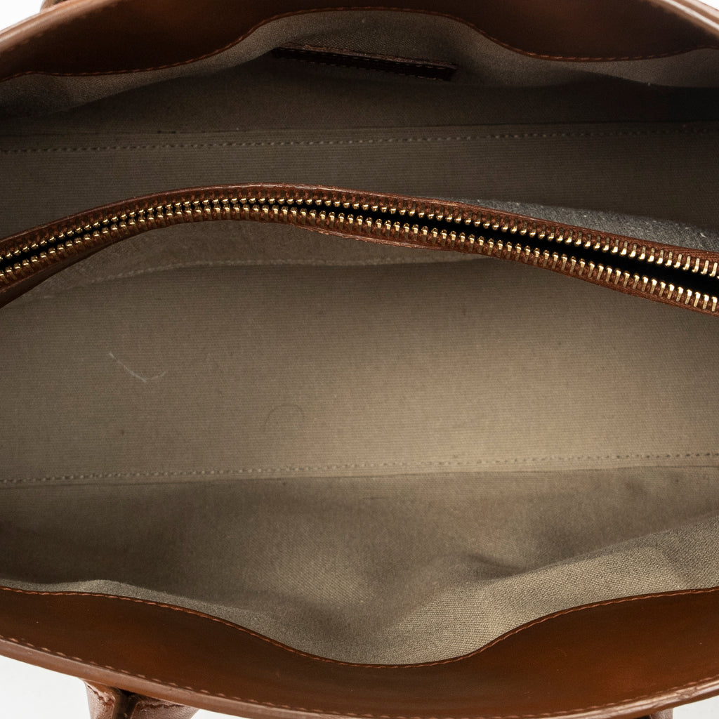 Shoulder Bag Large Sac de Jour Beige Canvas