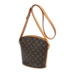Shoulder Bag Drouot Brown Monogram Canvas