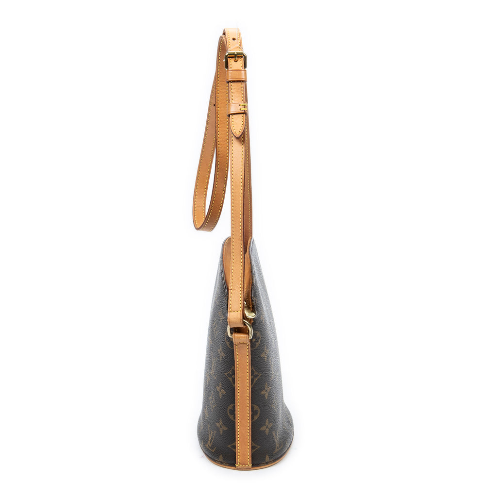 Shoulder Bag Drouot Brown Monogram Canvas