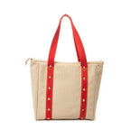 Shoulder Bag Antigua Cabas MM Beige Woven Canvas