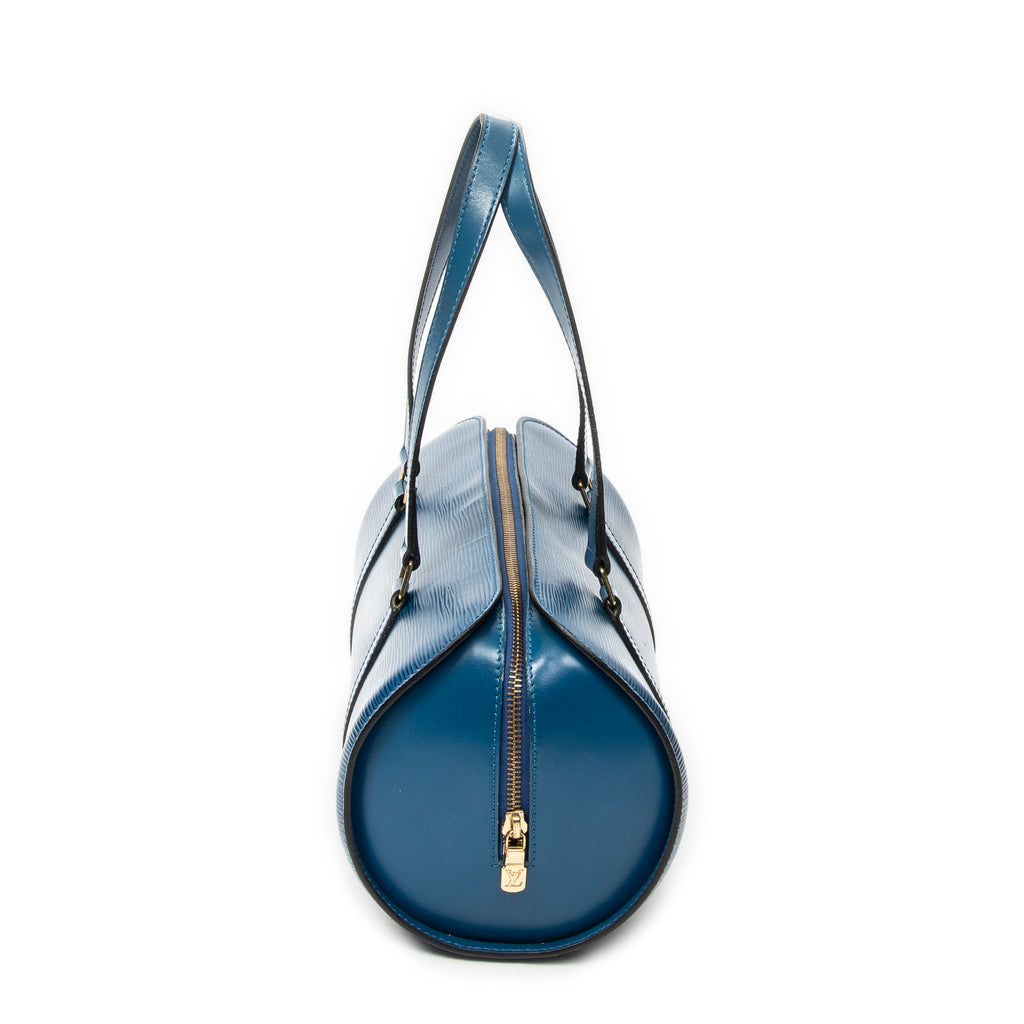 Handbag Soufflot Blue Epi