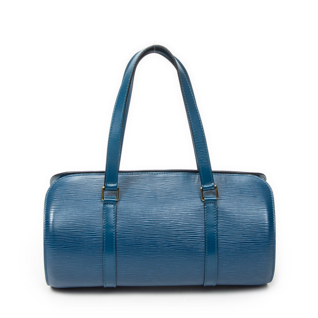 Handbag Soufflot Blue Epi