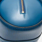 Handbag Soufflot Blue Epi