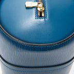 Handbag Soufflot Blue Epi