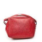 Shoulder Bag Noe Black Stitching PM Red Epi