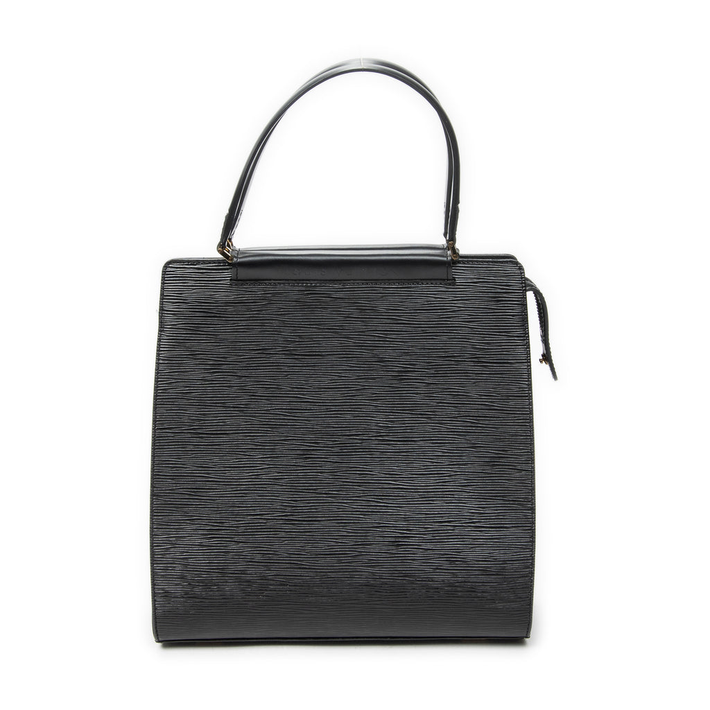 Handbag Figari MM Black Epi