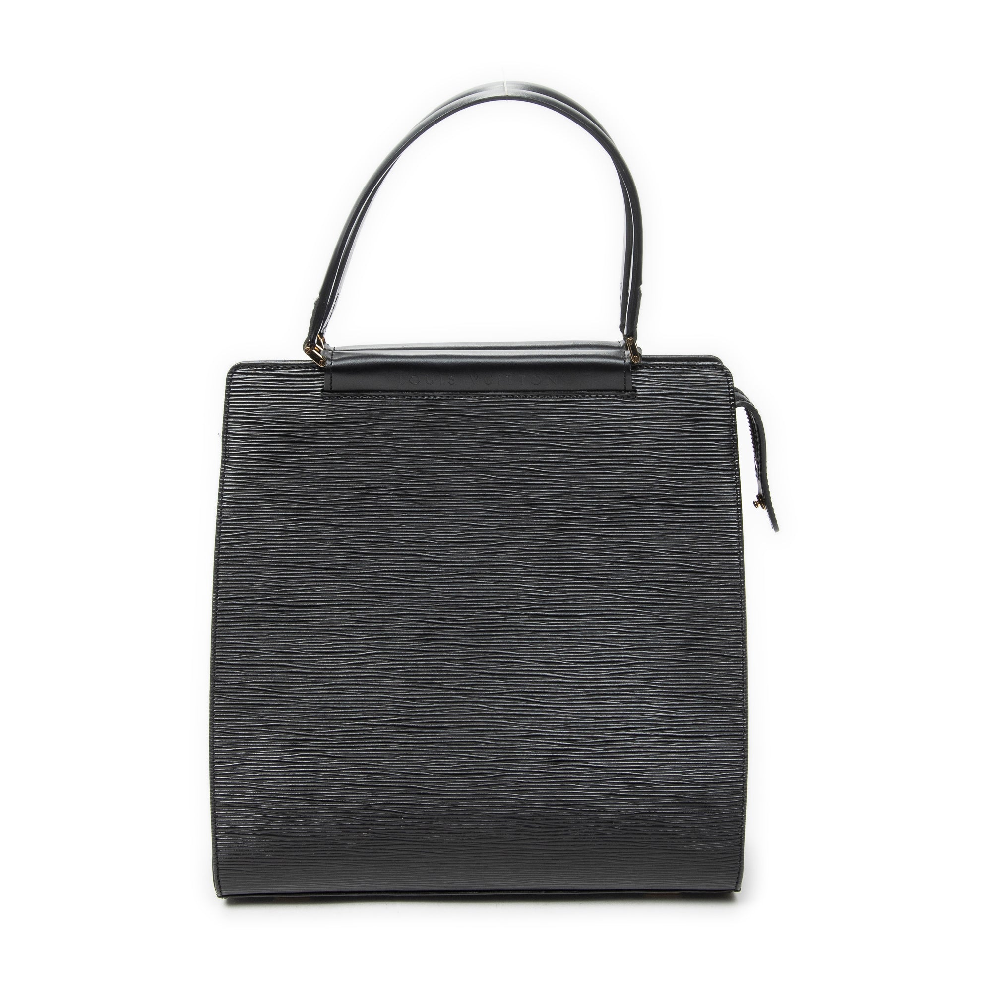 Handbag Figari MM Black Epi