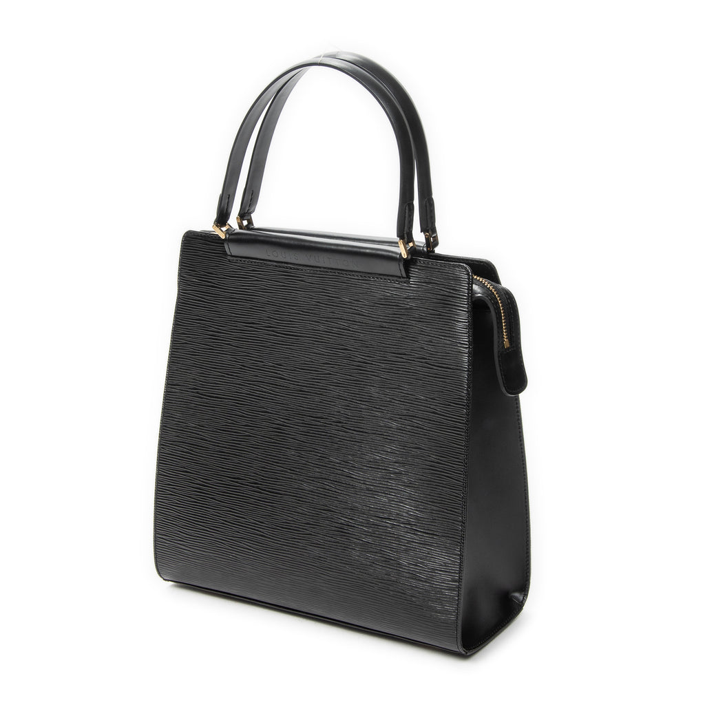 Handbag Figari MM Black Epi