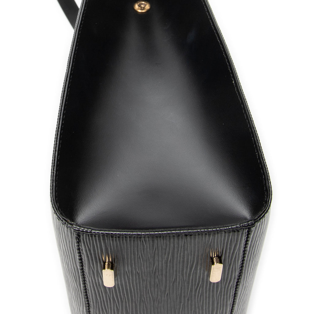 Handbag Figari MM Black Epi