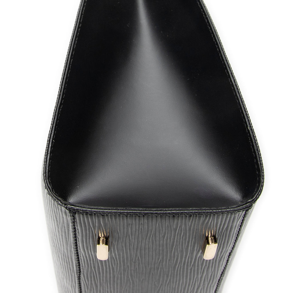 Handbag Figari MM Black Epi