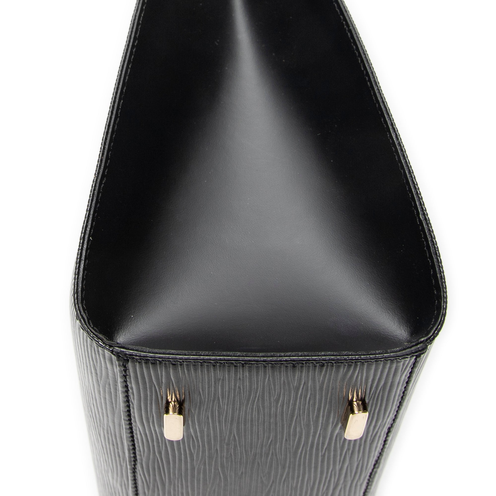 Handbag Figari MM Black Epi