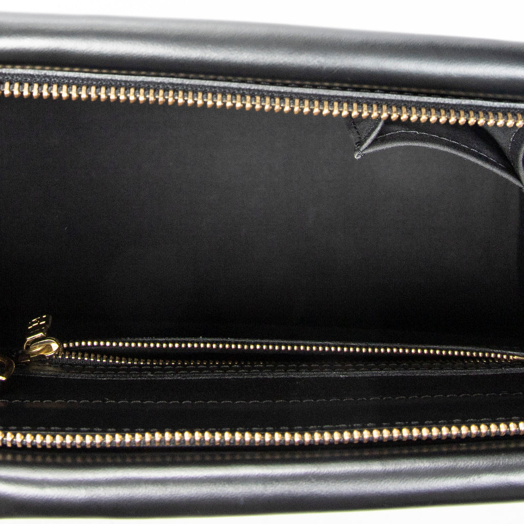 Handbag Figari MM Black Epi