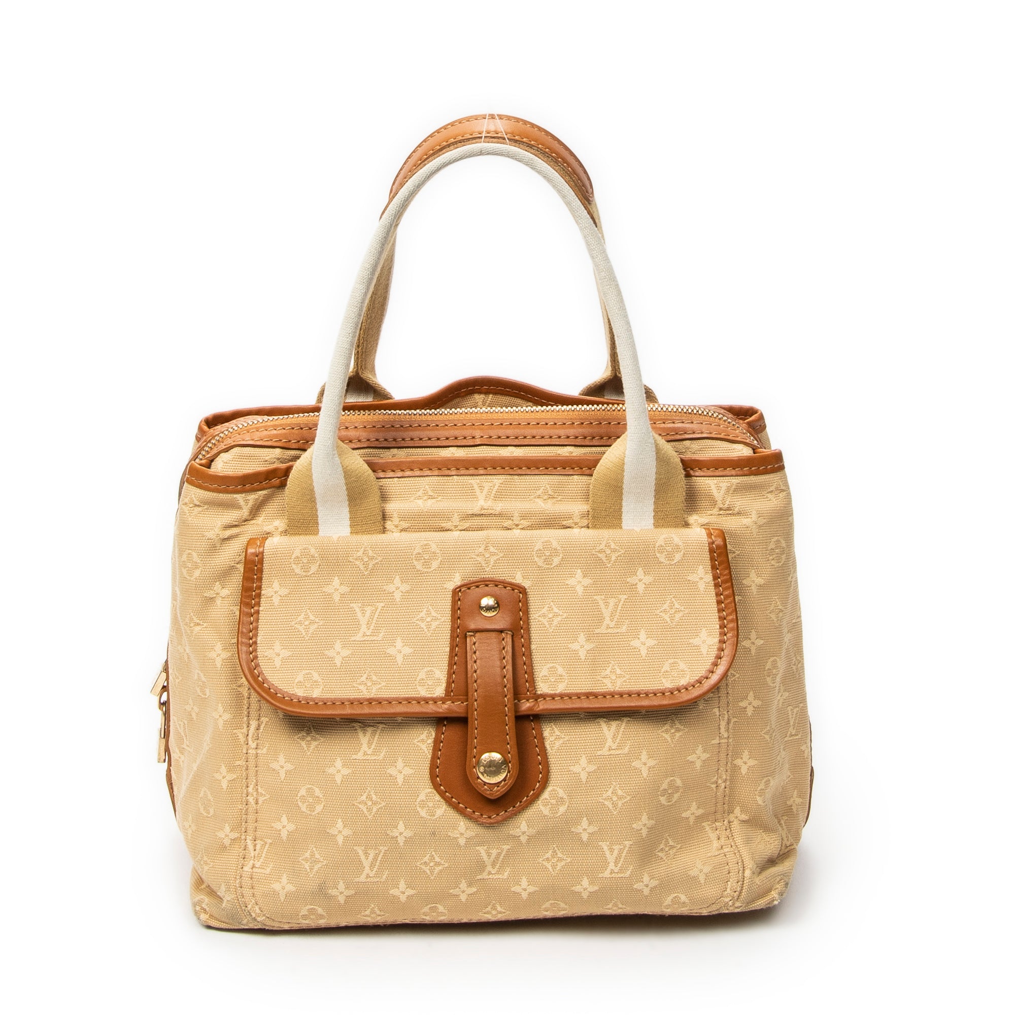 Handbag Sac Mary Kate Beige Monogram Mini Lin
