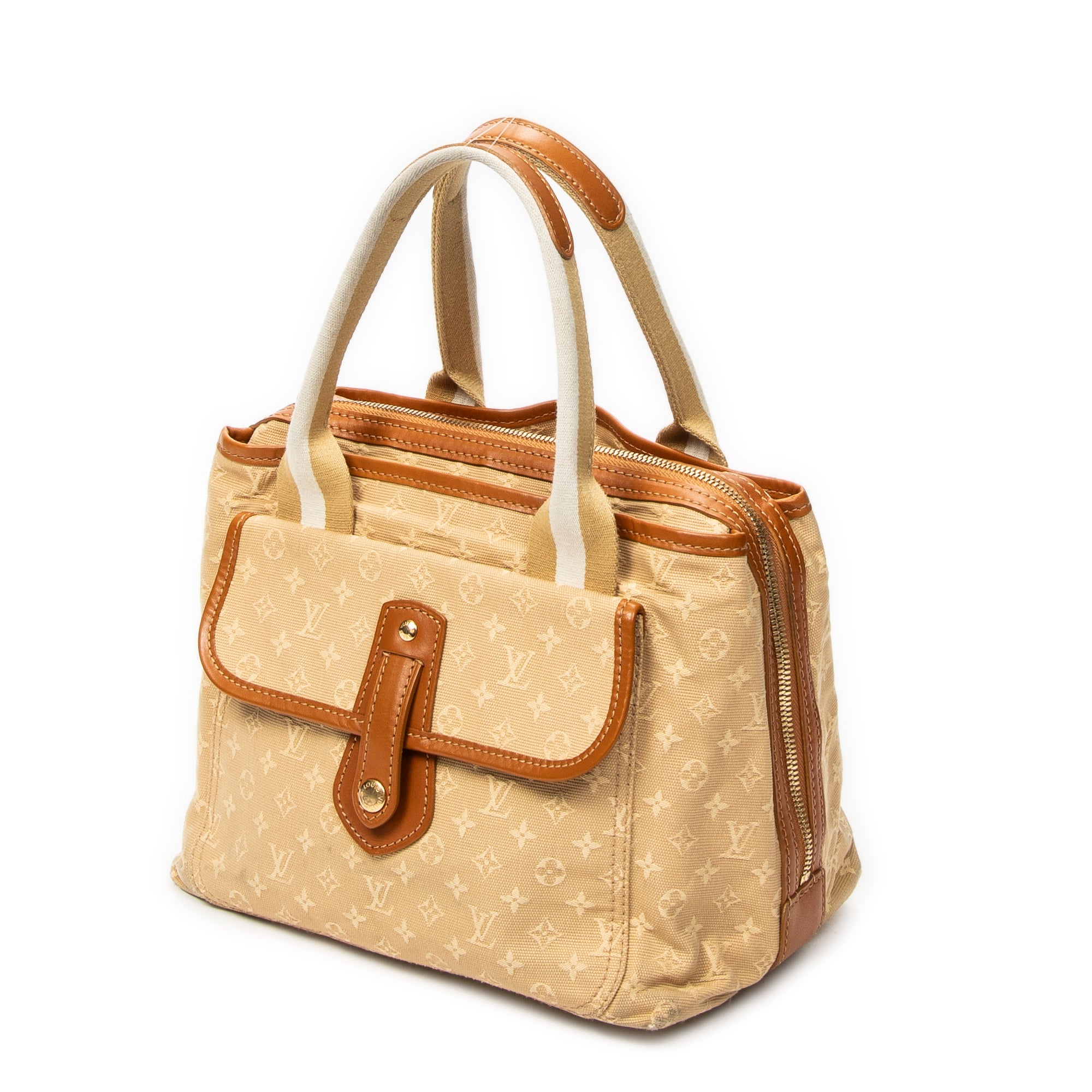 Handbag Sac Mary Kate Beige Monogram Mini Lin