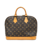 Handbag Alma PM Brown Monogram Canvas