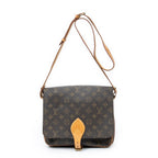 Shoulder Bag Cartouchiere GM Brown Monogram Canvas