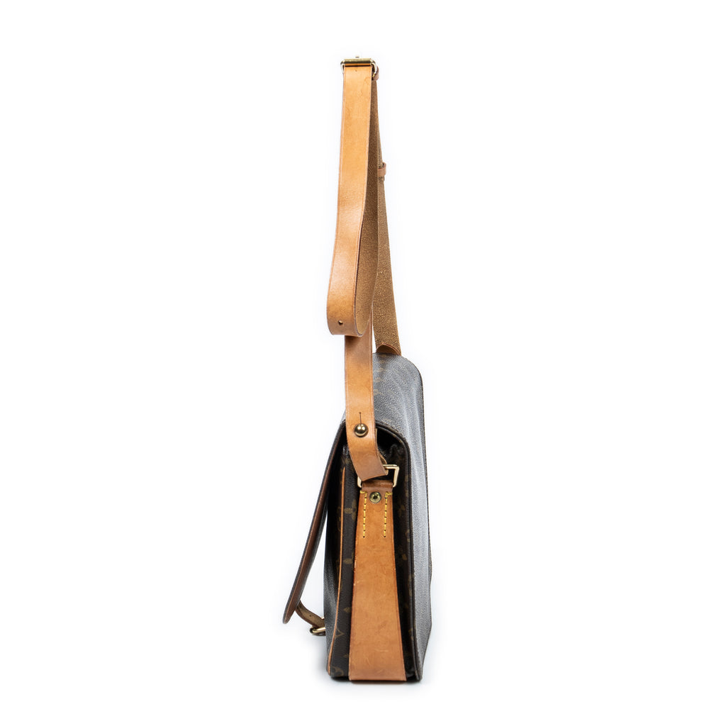 Shoulder Bag Cartouchiere GM Brown Monogram Canvas