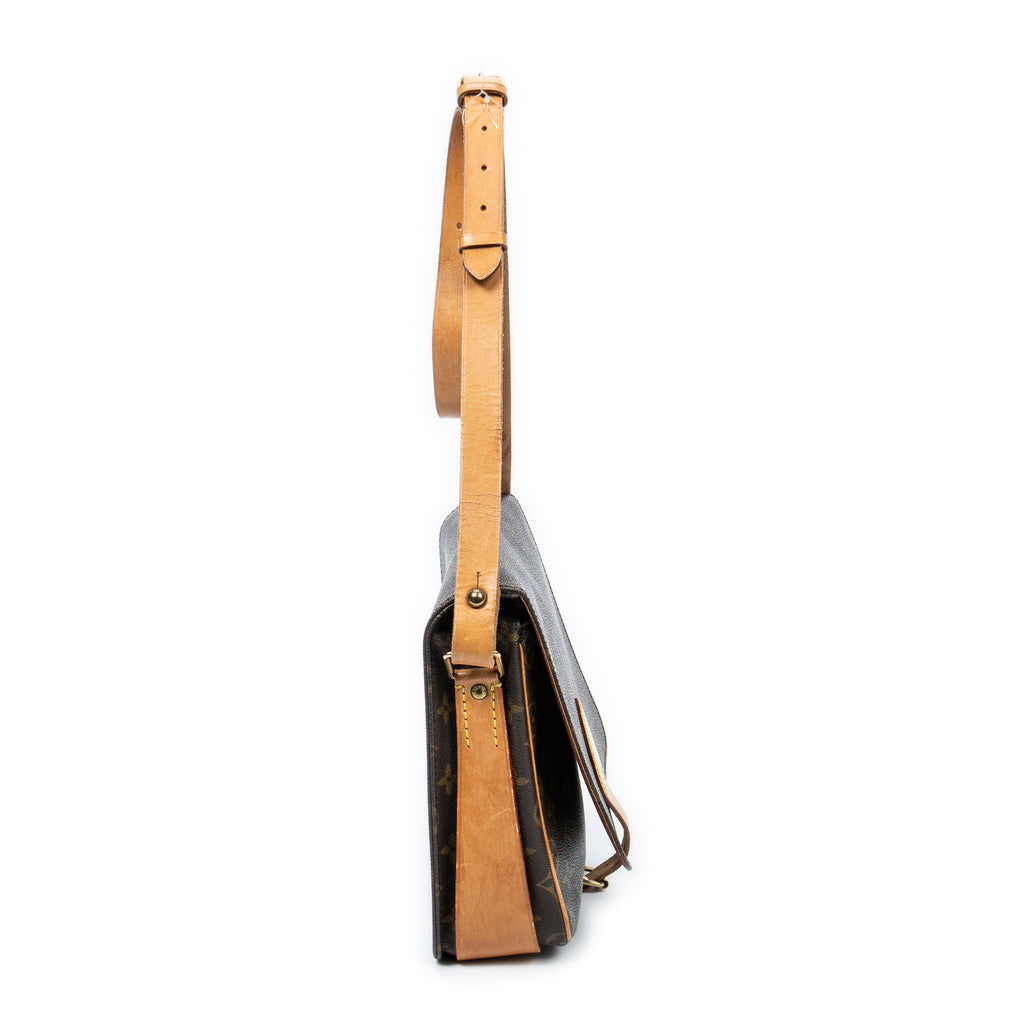 Shoulder Bag Cartouchiere GM Brown Monogram Canvas