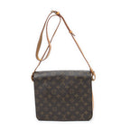 Shoulder Bag Cartouchiere GM Brown Monogram Canvas