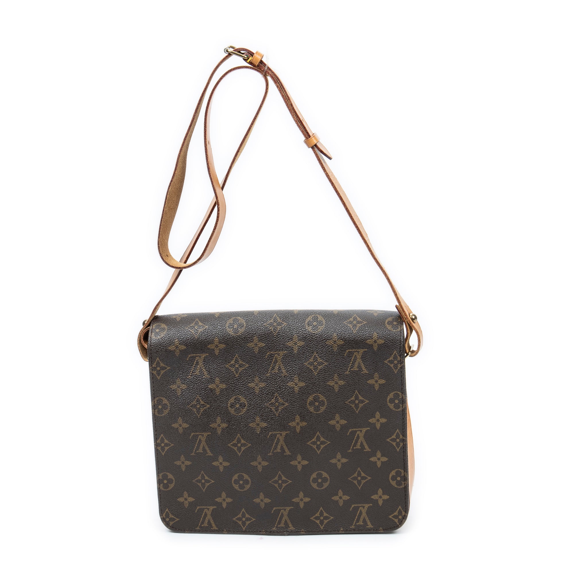 Shoulder Bag Cartouchiere GM Brown Monogram Canvas