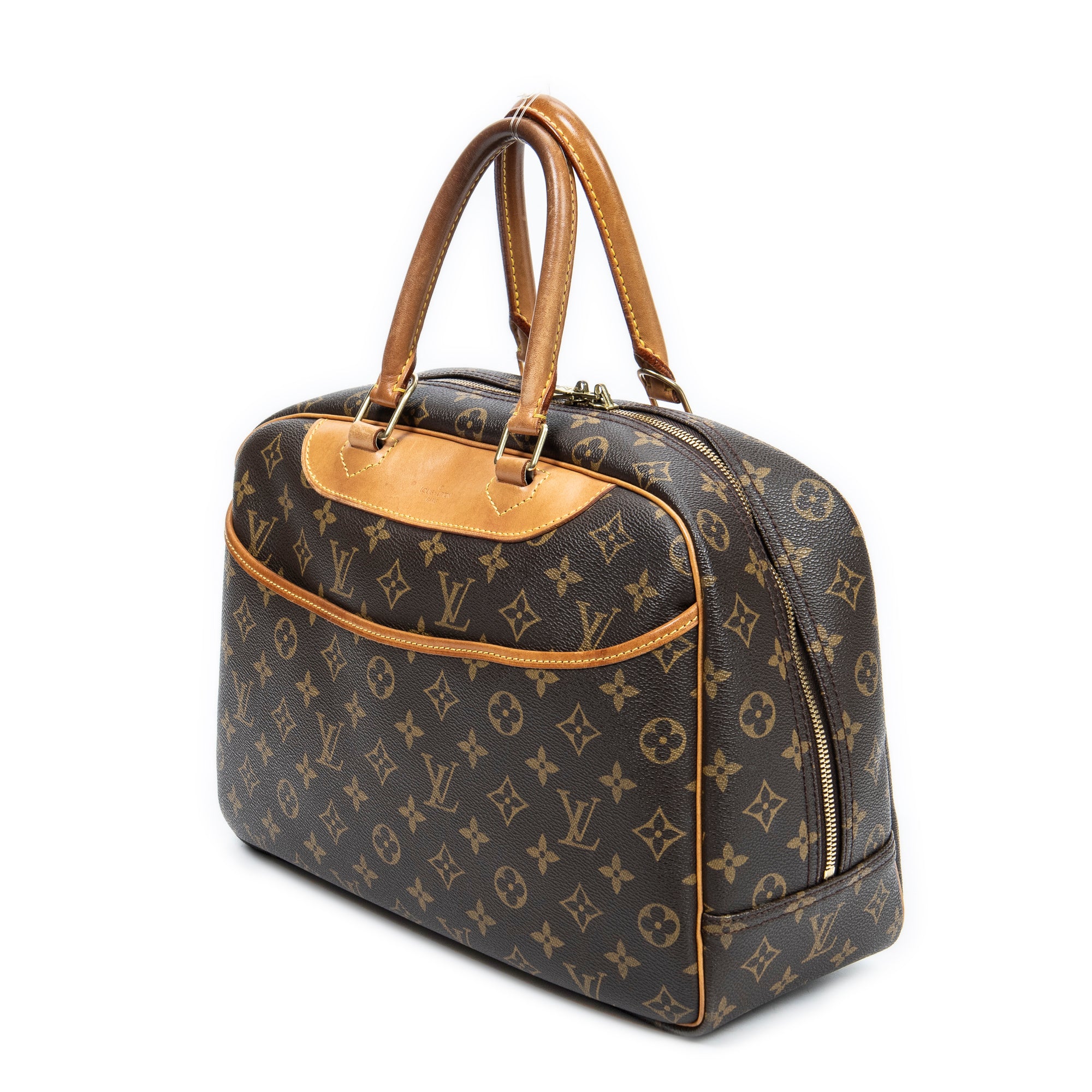 Handbag Deauville Brown Monogram Canvas