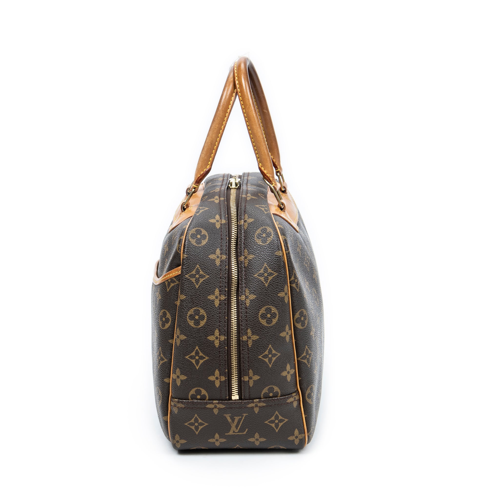 Handbag Deauville Brown Monogram Canvas