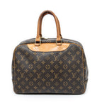 Handbag Deauville Brown Monogram Canvas