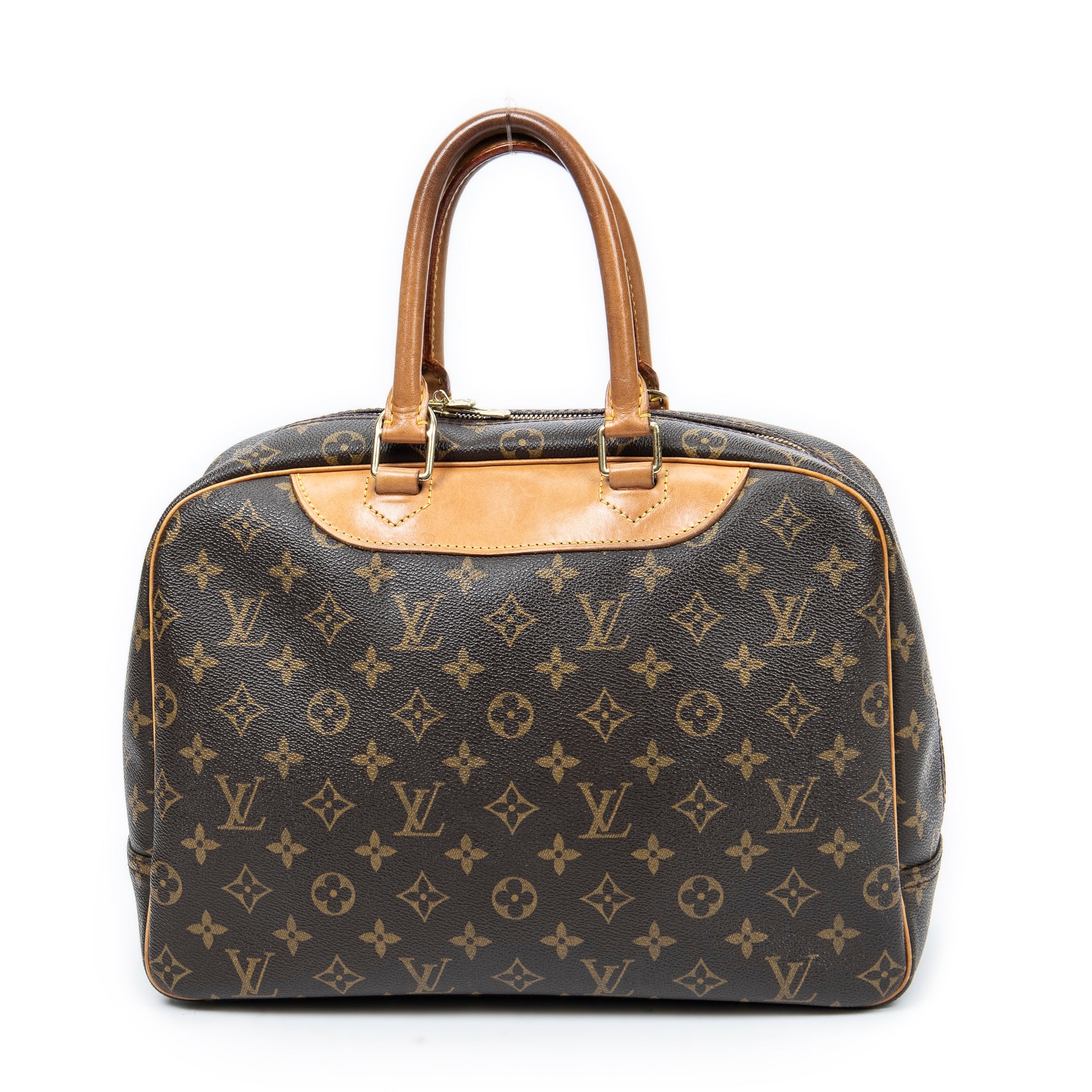 Handbag Deauville Brown Monogram Canvas