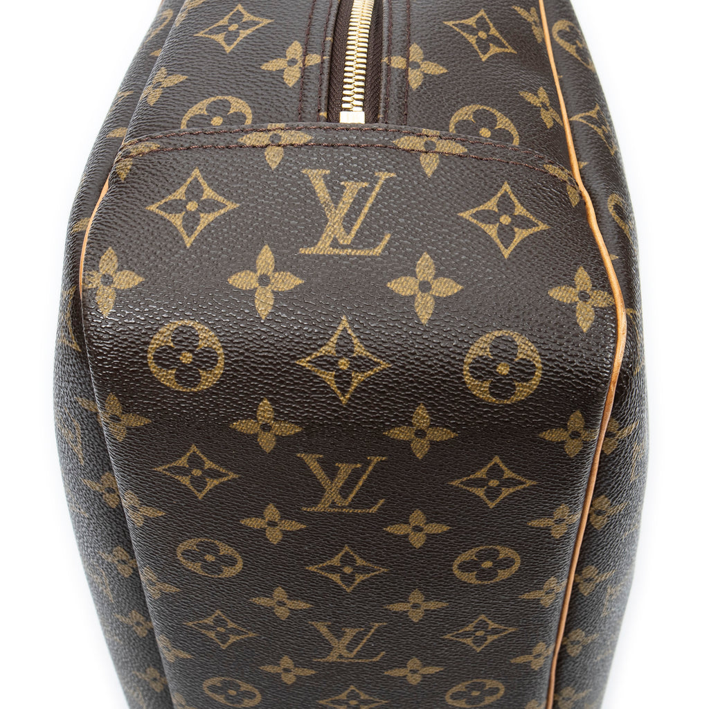 Handbag Deauville Brown Monogram Canvas