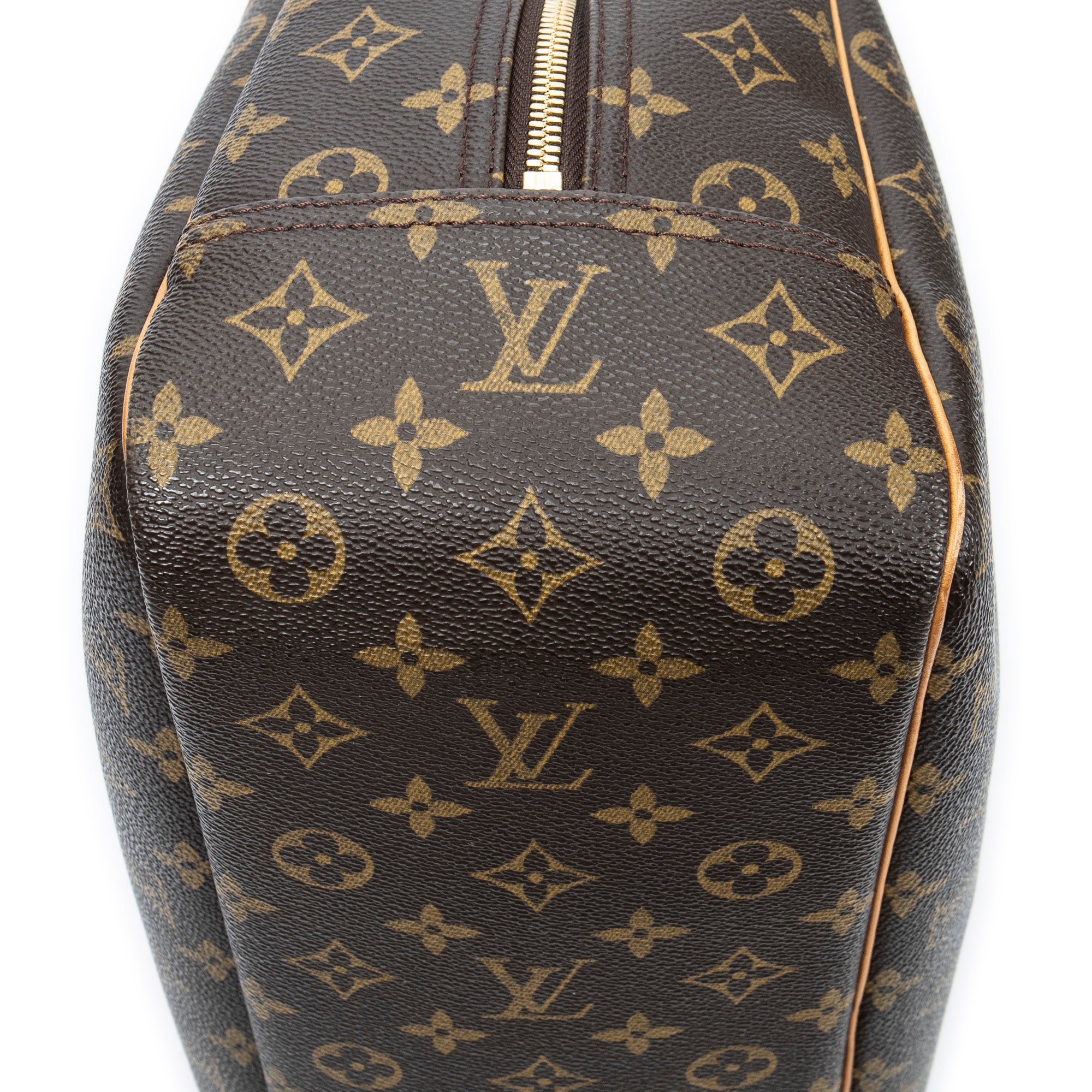Handbag Deauville Brown Monogram Canvas