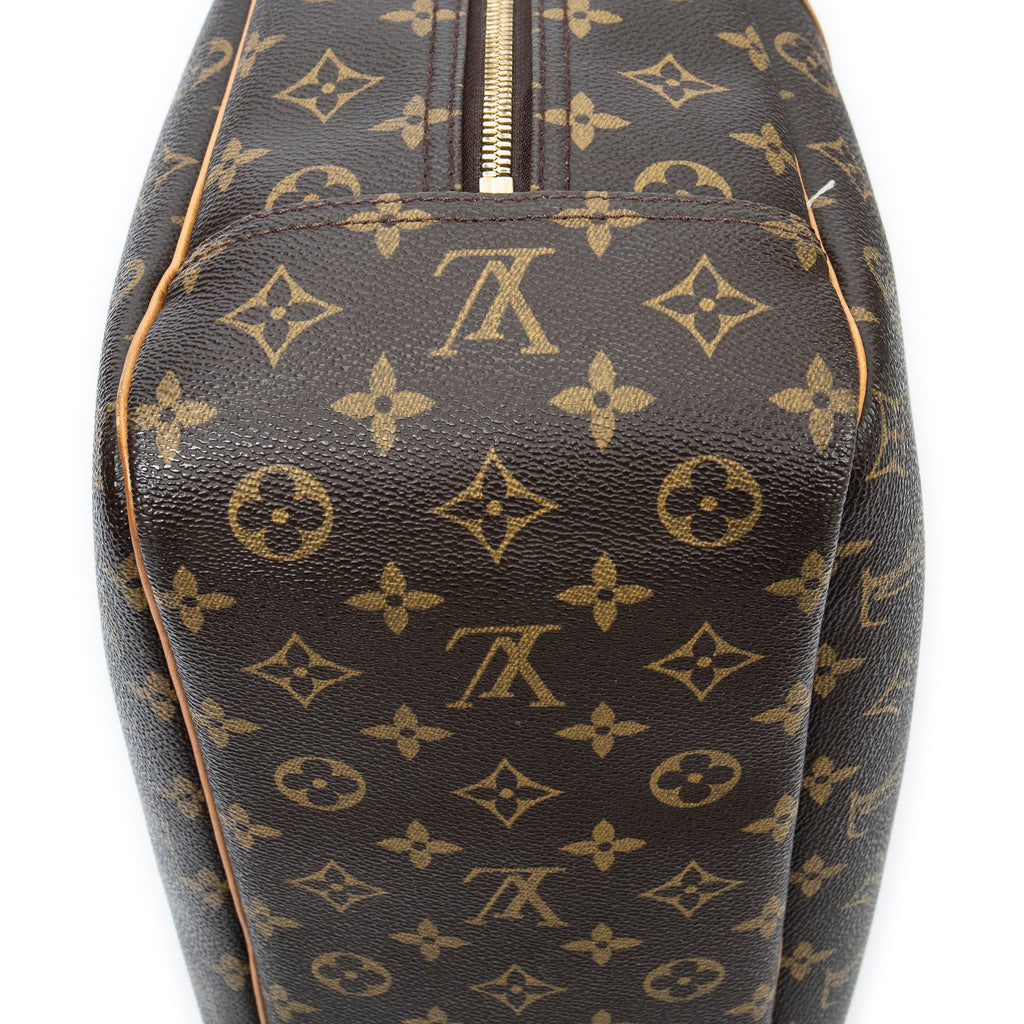 Handbag Deauville Brown Monogram Canvas
