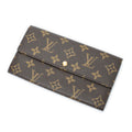 Wallet Porte-Monnaie Credit Brown Monogram Canvas
