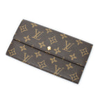 Wallet Porte-Monnaie Credit Brown Monogram Canvas