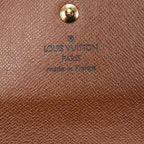 Wallet Porte-Monnaie Credit Brown Monogram Canvas