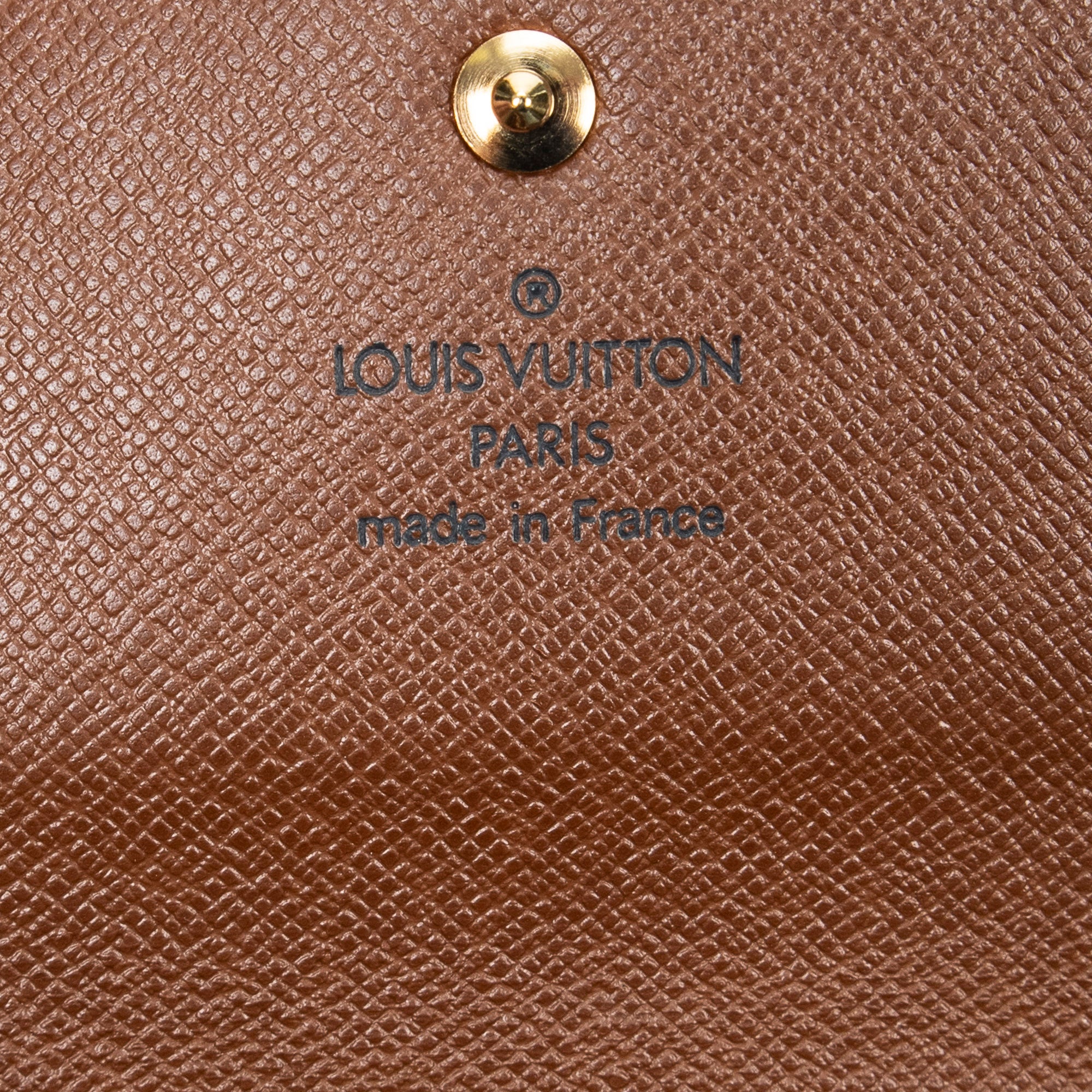Wallet Porte-Monnaie Credit Brown Monogram Canvas