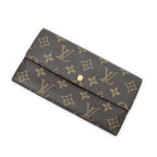 Wallet Porte-Monnaie Credit Brown Monogram Canvas