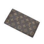 Wallet Porte-Monnaie Credit Brown Monogram Canvas