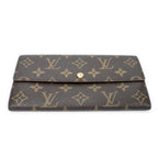 Wallet Porte-Monnaie Credit Brown Monogram Canvas
