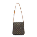 Shoulder Bag Musette Salsa Brown Monogram Canvas