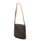 Shoulder Bag Musette Salsa Brown Monogram Canvas
