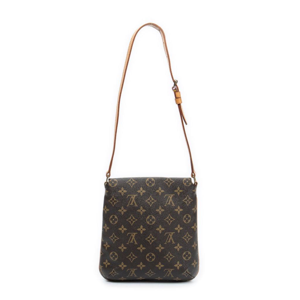 Shoulder Bag Musette Salsa Brown Monogram Canvas