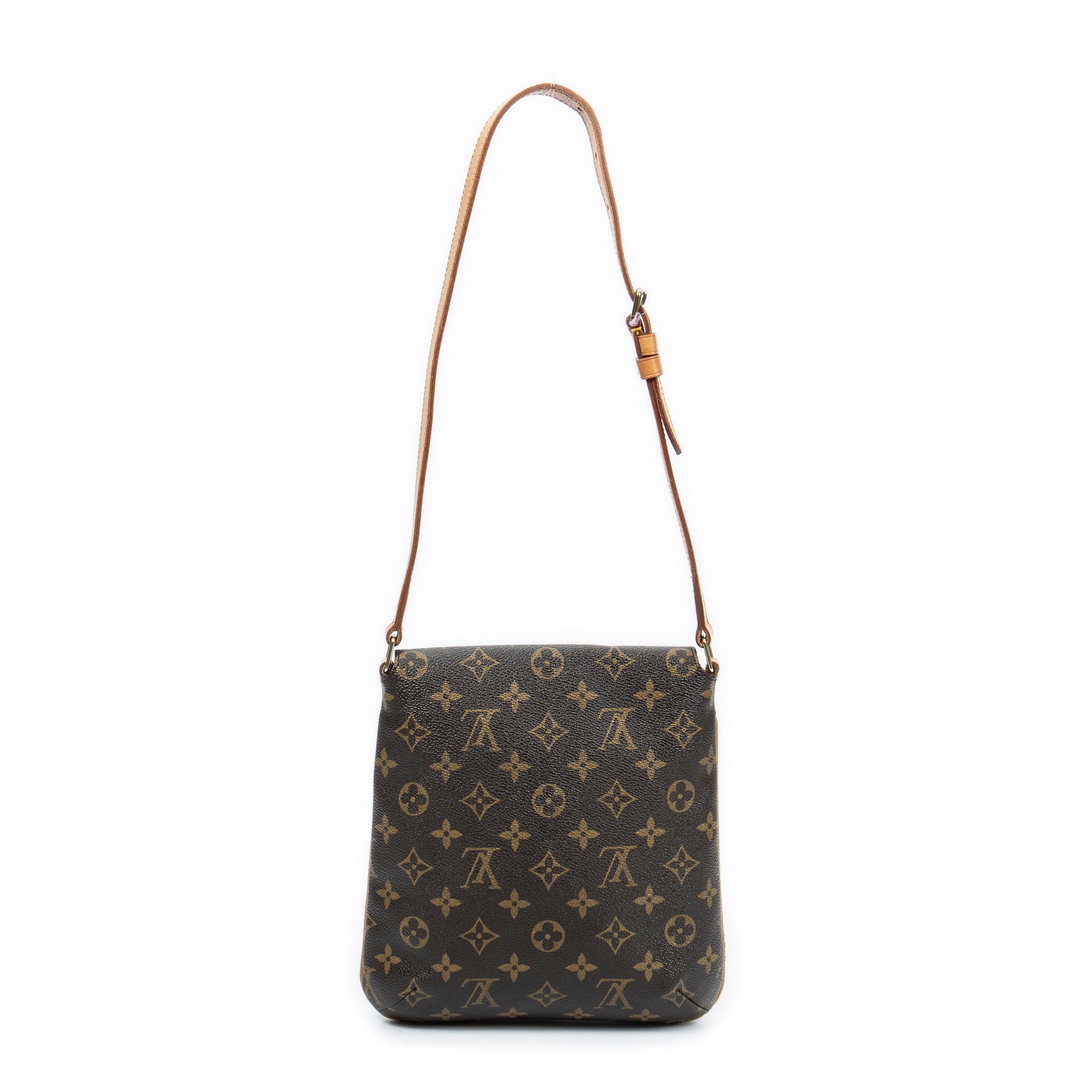 Shoulder Bag Musette Salsa Brown Monogram Canvas