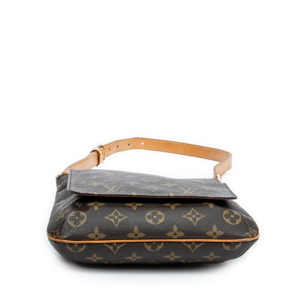 Shoulder Bag Musette Salsa Brown Monogram Canvas