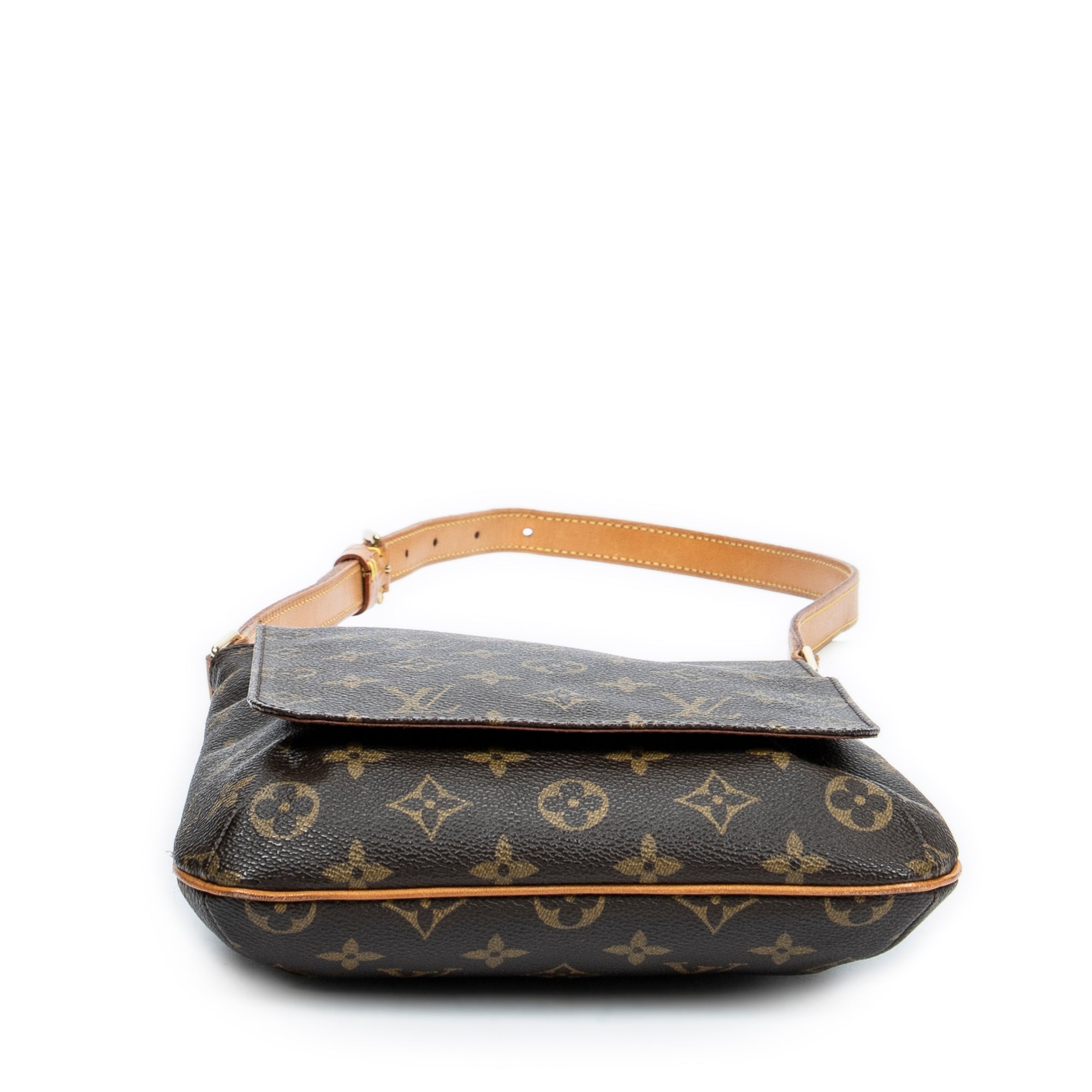 Shoulder Bag Musette Salsa Brown Monogram Canvas