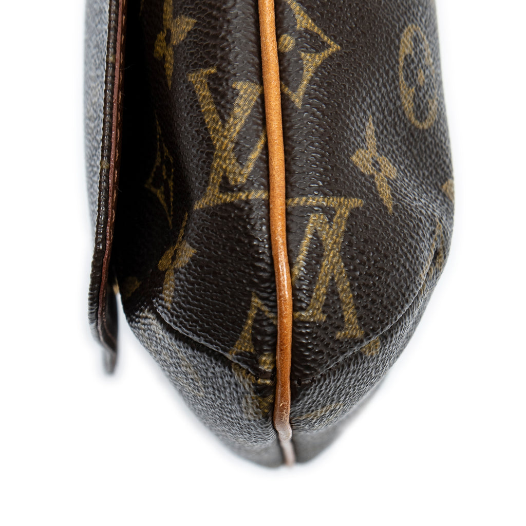 Shoulder Bag Musette Salsa Brown Monogram Canvas