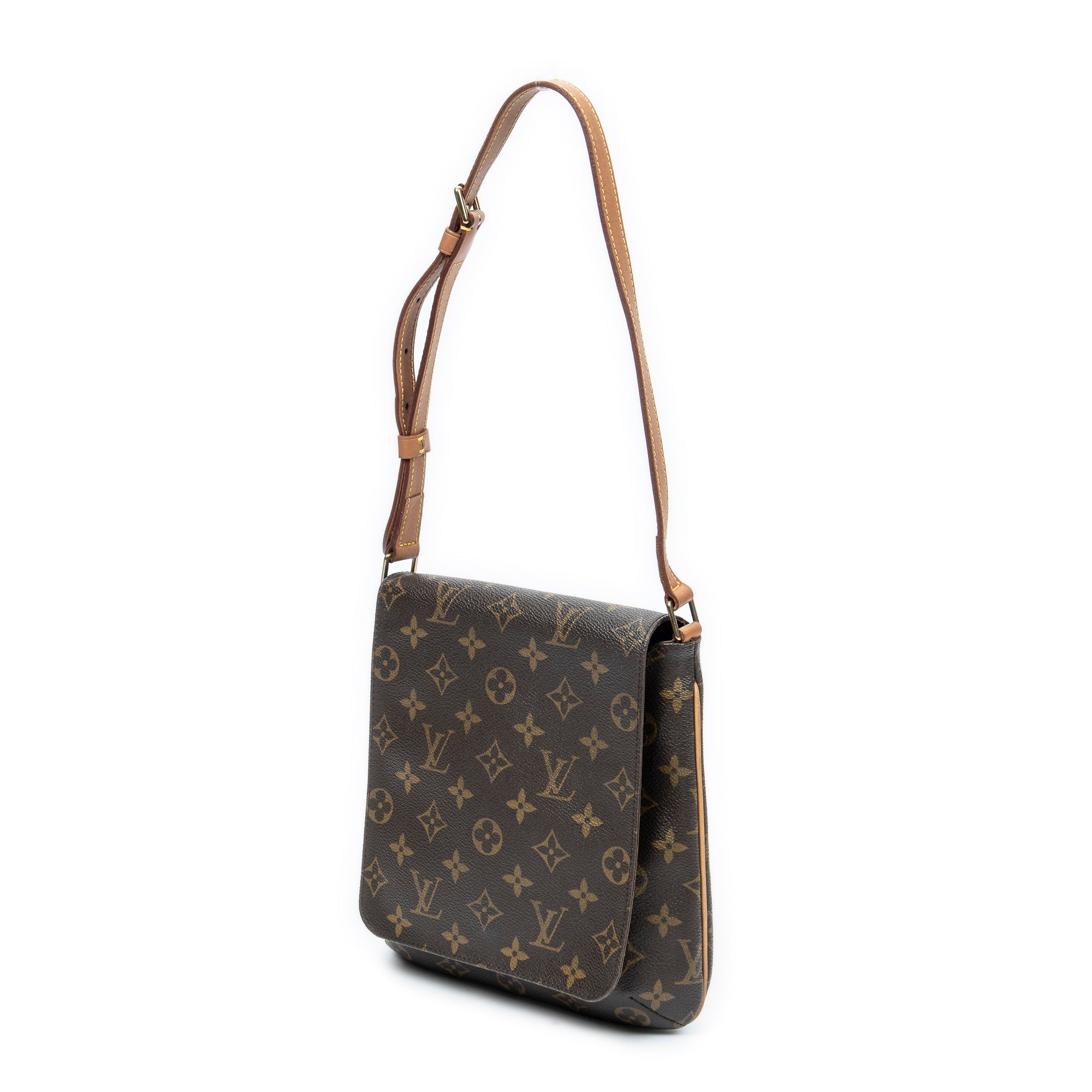 Shoulder Bag Musette Salsa Brown Monogram Canvas