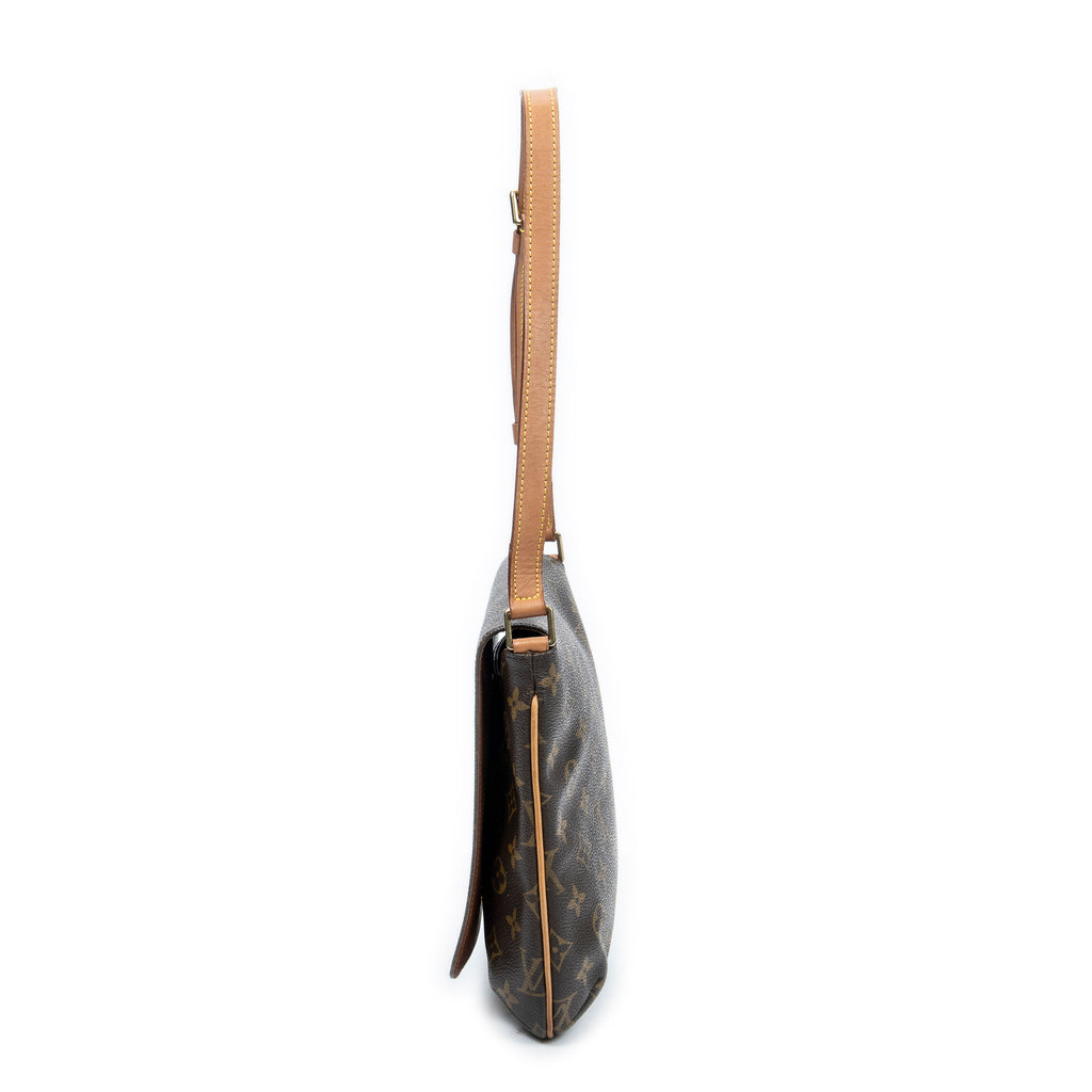 Shoulder Bag Musette Salsa Brown Monogram Canvas