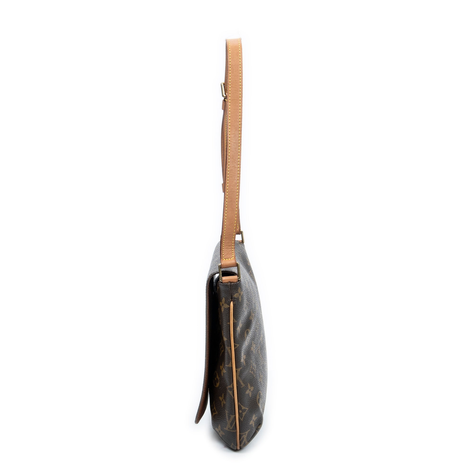 Shoulder Bag Musette Salsa Brown Monogram Canvas