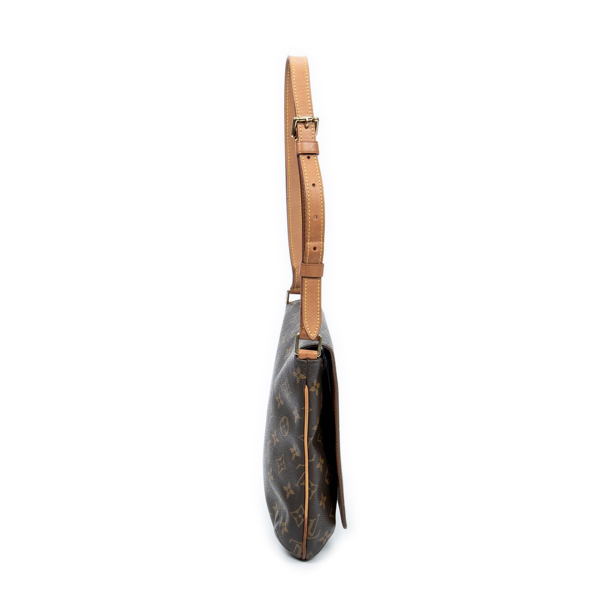 Shoulder Bag Musette Salsa Brown Monogram Canvas